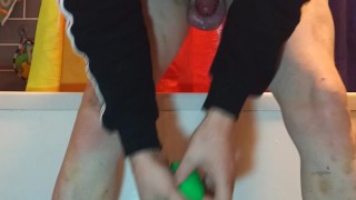 Can Shepard take on a girthy Krogan cock? - XL boogeyman from John Thomas toys