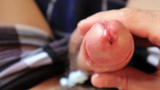 hot cumshot very close up