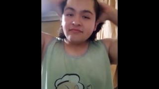 Gordita tragandose un doble platano 😲😲 (la perra muerde😏)