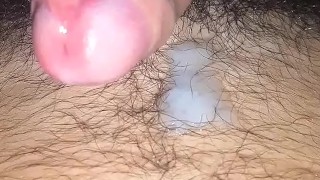 Bareback Solo Masturbation Big Penis Hairy White Man Cumming