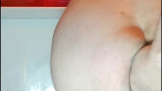 Quickly Fisting my sloppy blue arse to my first ever rosebud! - didn't know I could do that!