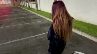 Italian Long Hair Milf Artemisia Love Public Smoking Sesh Outdoor in LA OF@ArtemisiaLove101