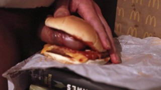 I fucked a cheeseburger and covered it with my special sauce