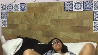 I masturbate with my friend until I have an orgasm.