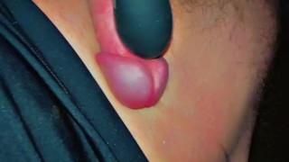 Cumming outside by fire