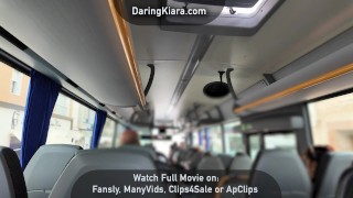 Naked Public Bus Ride and Walk Embarrassed ENF