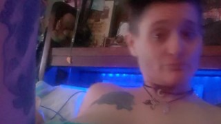 College bound babe takes break to get off