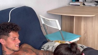 💦🦶Feetish VIDEO, My Little Feet Use His Cock Till CUUUM💦