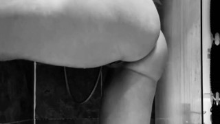 Step mom has huge leg shaking orgasm in shower