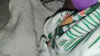 Masterbating in my living room