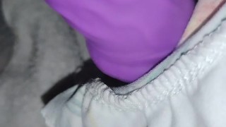 New toy girl wets shorts