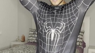 My SPIDERMAN HUGE SUPERPOWER😈😈Cumming With My Mind🔥🔥