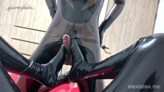 Gloomy's home video T2, blowjob and ready to fuck! - Alex Latex