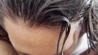 🍌HOT BLOWJOB After Shower🥵 Im So Horny