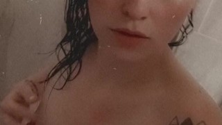 Playing with myself in the shower