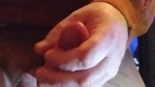 Wanking in torn tights and panties cumshot