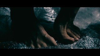 Explosión de placer: Jugando con papel de burbujas bajo mis pies 🫧👣