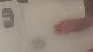 Padel Paddle Straight Edge Feet Puddle Splash Dangling Close Up Cock Twink Shorties