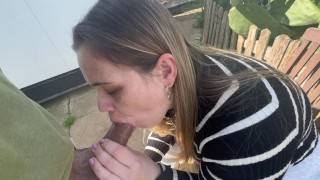 Blowjob for a stranger, I'm good at going out into the countryside🍆💦