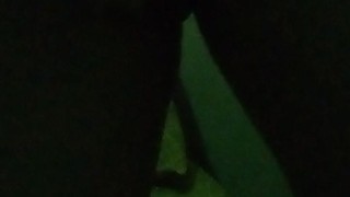 Me masturbo con la tanga olvidada de mi novia