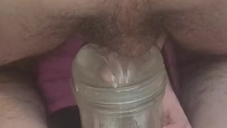 Jack And Squeeze Straight Edge Dumbbell Fleshlight Back Hugs Dangling Close Up Cock Twink Shorties