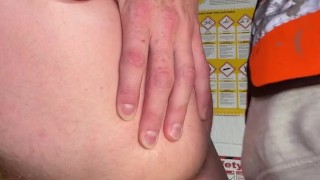 on site Tradie lads creampie by XXL