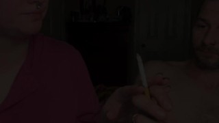  Amateur Couple Smoking Fetish
