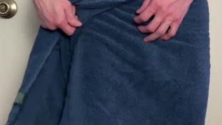 Sexy Towel Striptease After A Hot Shower
