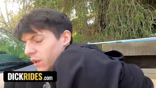 🚗💨 Ride Share Hookup: Horny Twink Picks Up Sexy Passenger and They End Up Fucking Raw 🤯👀