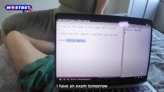 Annoying Stepsister distracting me from Studying. Should I fuck her for that?