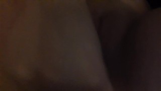 Fucking myself with my 8 inch dildo