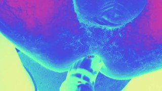 Rough deep pegging. Creampie overflows out sissy boys ruined hole.