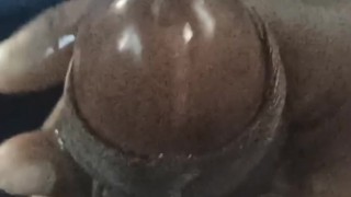 Sneaky Ebony Uncut BBC Teen Almost Gets Caught Jacking Off In Uber Ride! POV 💯🐓🔥