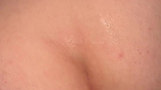 Fucking her raw with her butt plug in