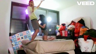 WINDOW BLOW JOB BBC BIG DICK CAUGHT NEIGHBORS