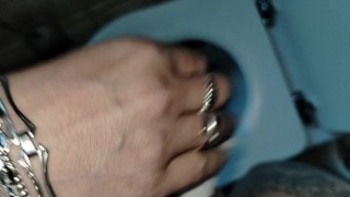 Latin couple pee for everyone with fetish