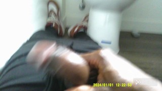 Huge Uncut BBC Ebony Teen Pulls Out his Monster And Strokes It For You In 4K+POV🔥🫣🙊