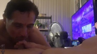 Caregiver sucks Disabled Boy Cock any Chance he Gets