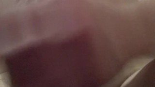 Cumming after a long day of work