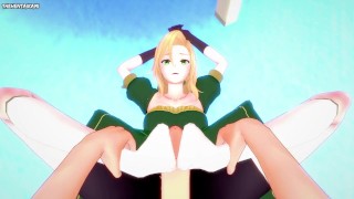 POV Hentai Footjob from Renard from Castlevania