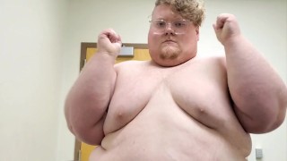 Ugly Fatty Strips in College Dorm
