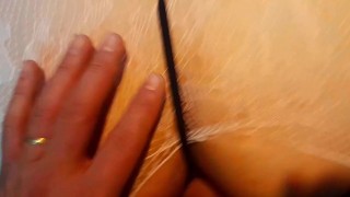 MI ESPOSA SEXI Y CULONA ME ESPERA EN BODYSTOCKING BLANCO (parte2)