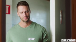 MILFY Curvy Blonde MILF Ainslee Seduces Young Delivery Guy in MILFY Debut