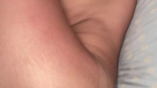 Pushing out my man's cum after he breed me🤤