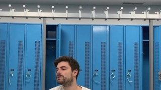 Public Gay Locker Room Wank