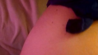 Pov step sis doggy style extremely tight pink pussy- long brunette hair- lingerie- girl moaning