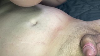 Creampie Drips on Belly - Deep Nut Busted