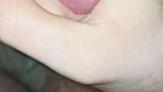 Jerking my Hairy Big Dick at Night PREVIEW