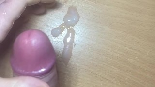 BIGGEST CUMSHOT IN A WHILE - spraying cum like crazy
