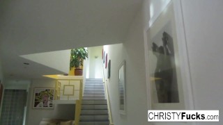 Hot Christy Mack and London Keyes take on Ramons huge cock